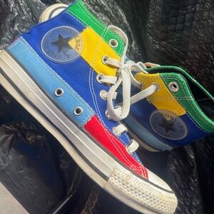 Converse Colorful Patchwork High-Tops